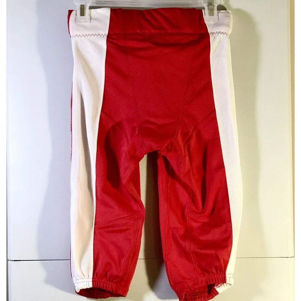 New Men's Nike Team Mach Speed Football Pants Red White Large‎ 789925-658 NFL